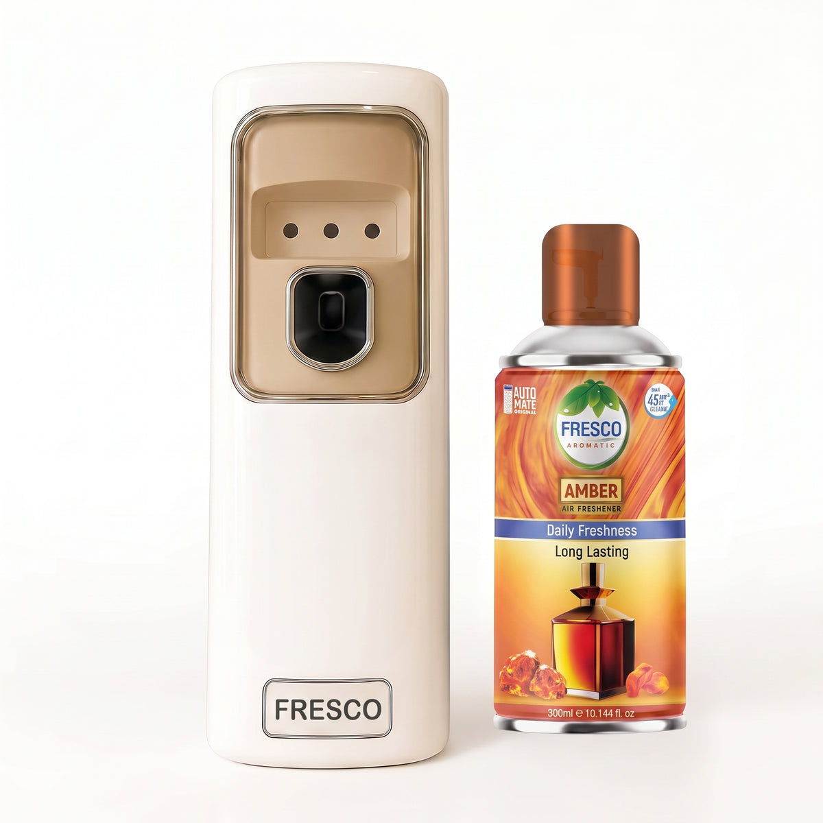Fresco Automatic Air Freshener Dispenser Machine + Fragrance Refill (300ml)