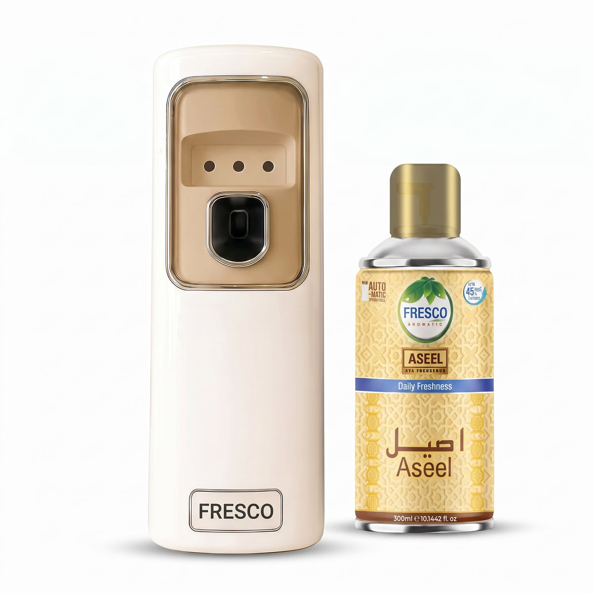 Fresco Automatic Air Freshener Dispenser Machine + Fragrance Refill (300ml)