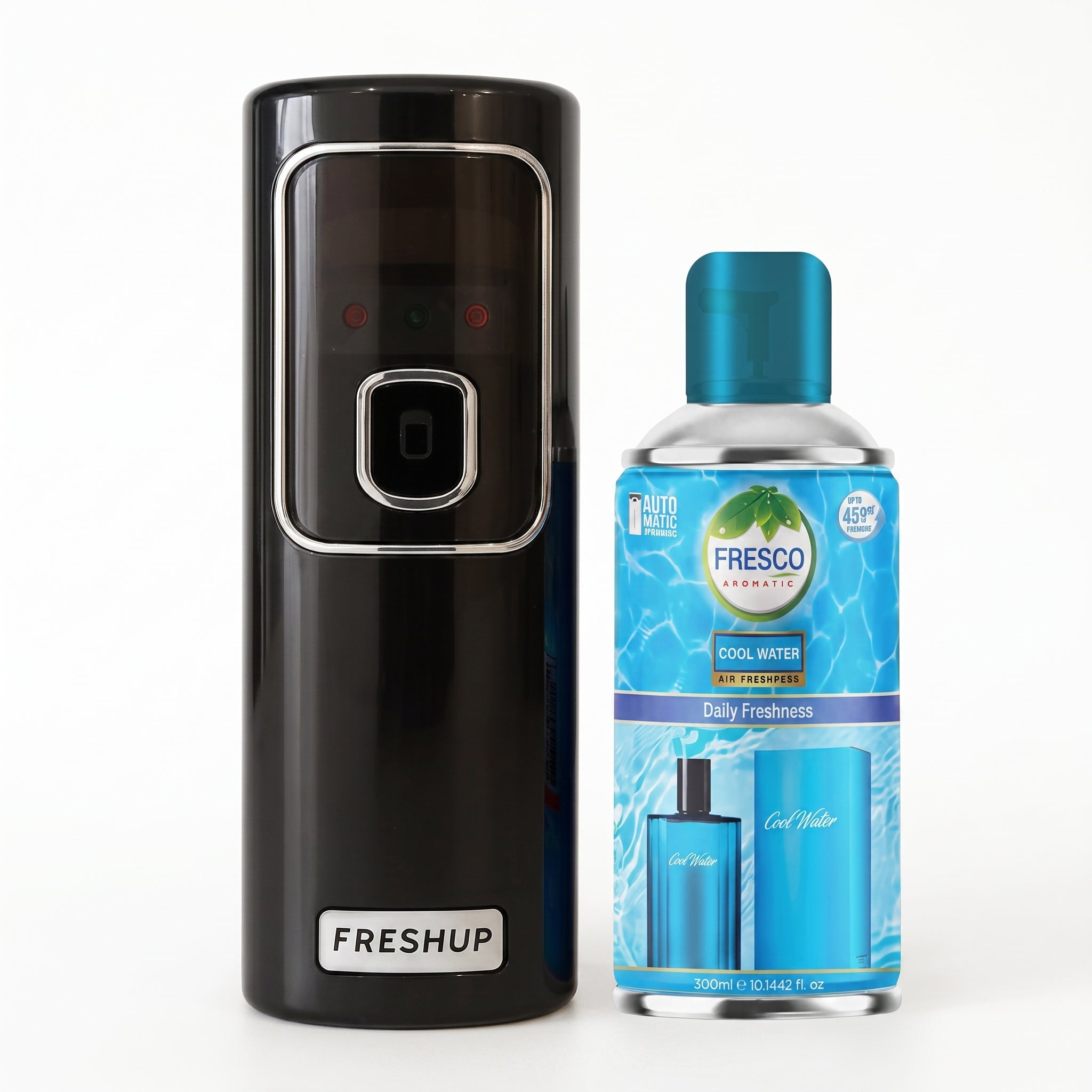 FreshUp Automatic Air Freshener Dispenser Machine + Fragrance Refill (300ml)