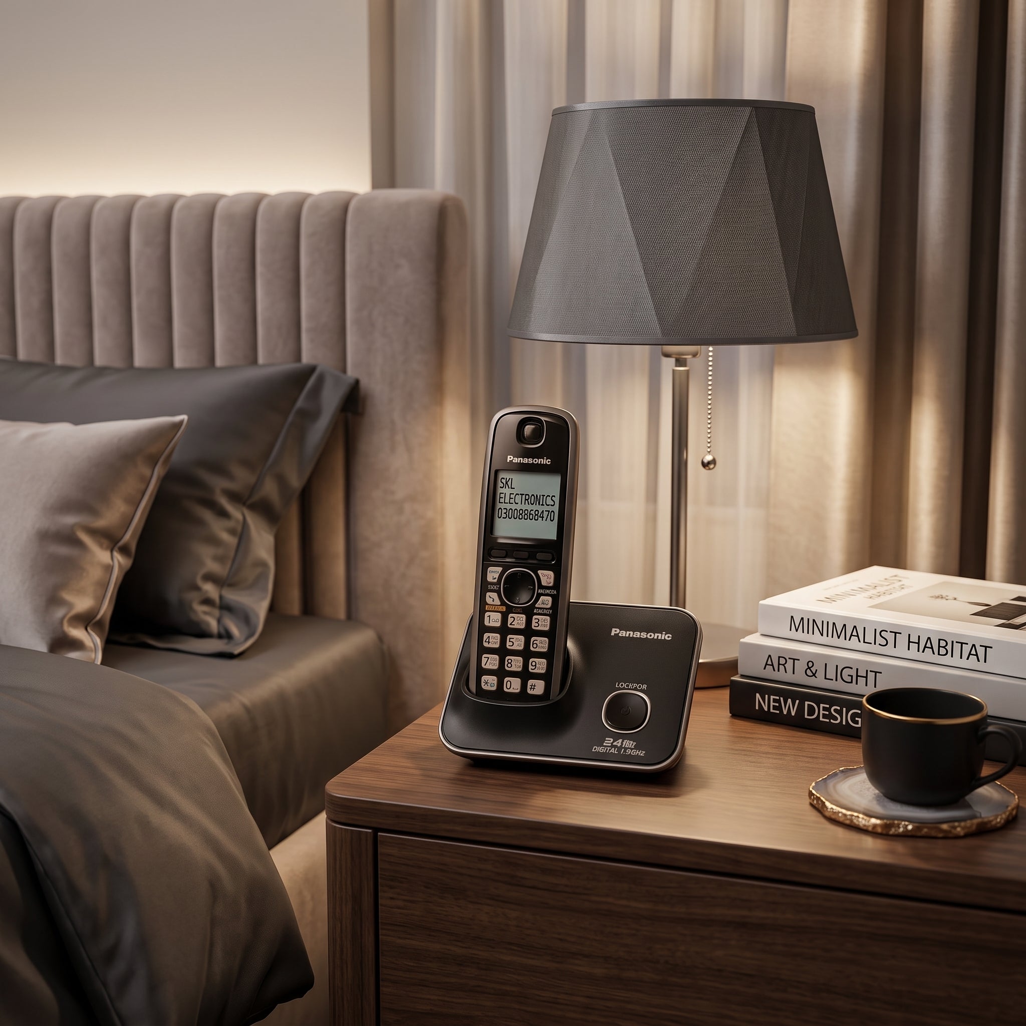 Panasonic KX-TG3711BX 2.4GHz Digital Cordless Landline Phone