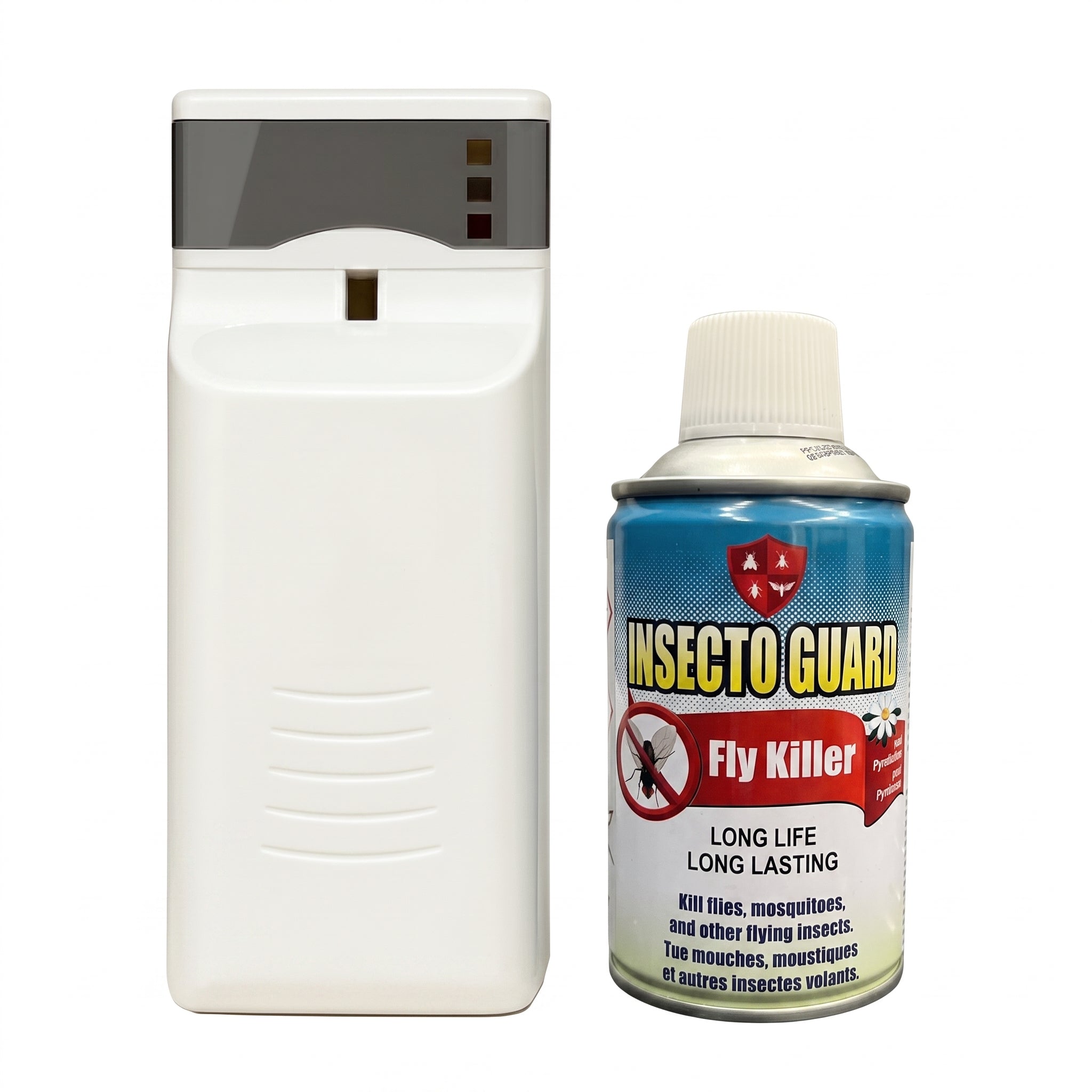 Fresco Automatic Air Freshener Dispenser + Refill – Smart Fragrance Spray Machine  | 2 X D size Cell FREE