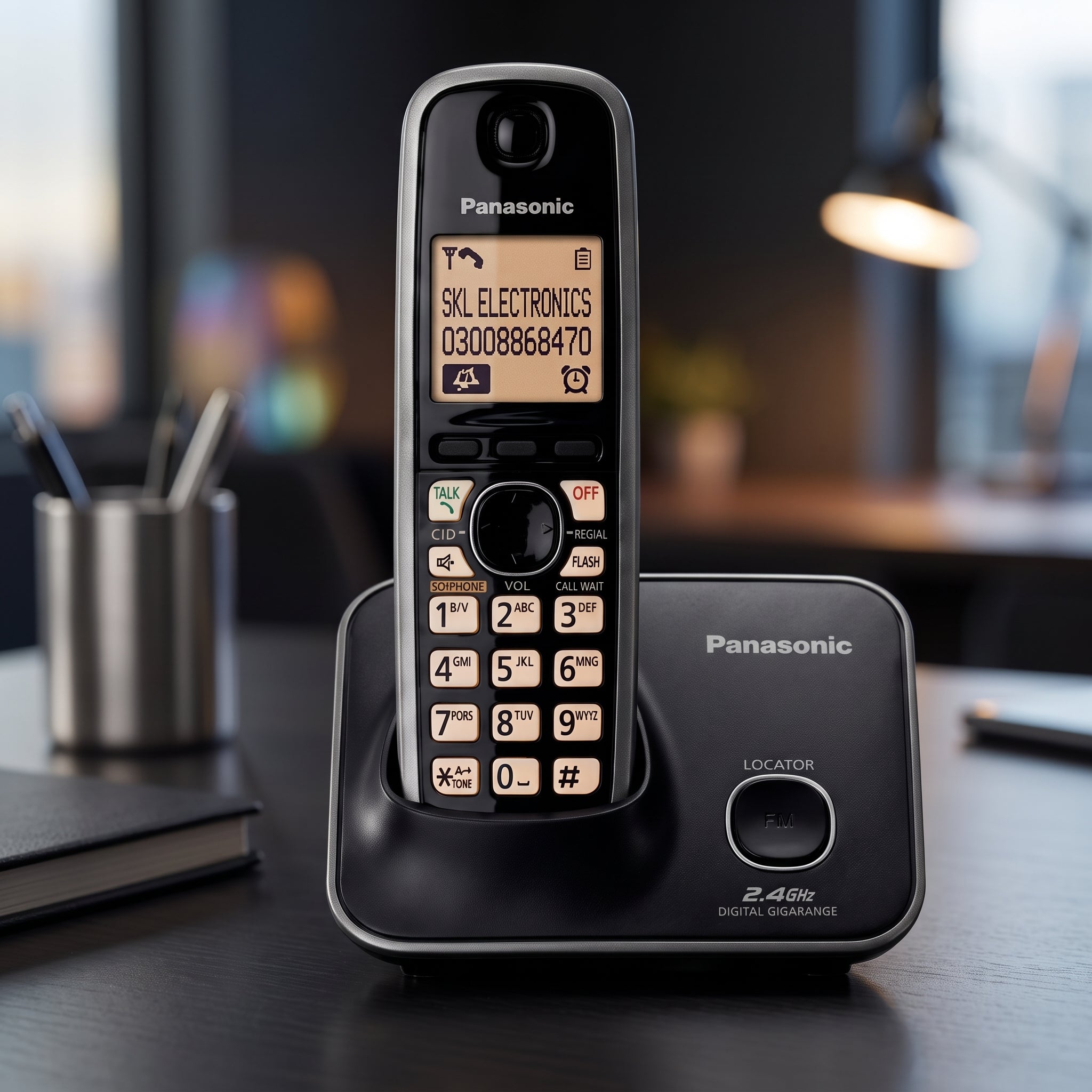 Panasonic KX-TG3711BX 2.4GHz Digital Cordless Landline Phone