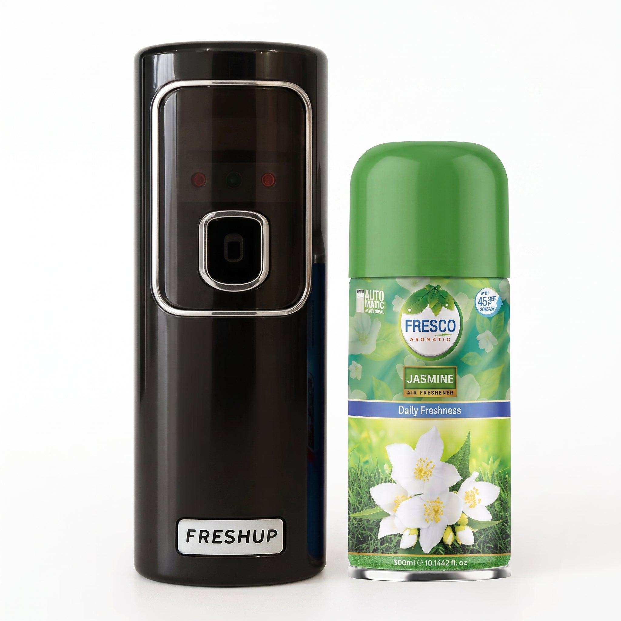 FreshUp Automatic Air Freshener Dispenser Machine + Fragrance Refill (300ml)