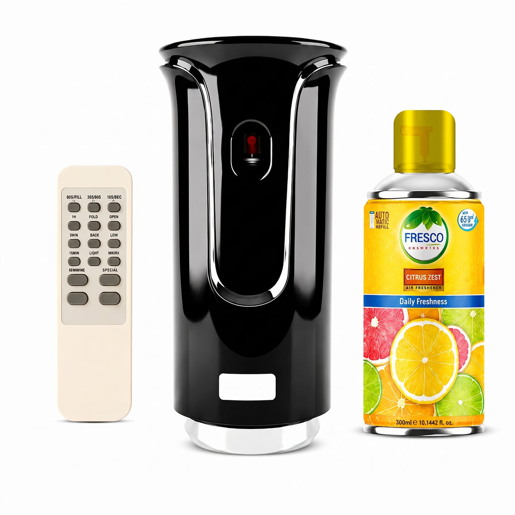 Fresco Premium  LED Remote Control Automatic Air Freshener Dispenser with Free Air Freshener