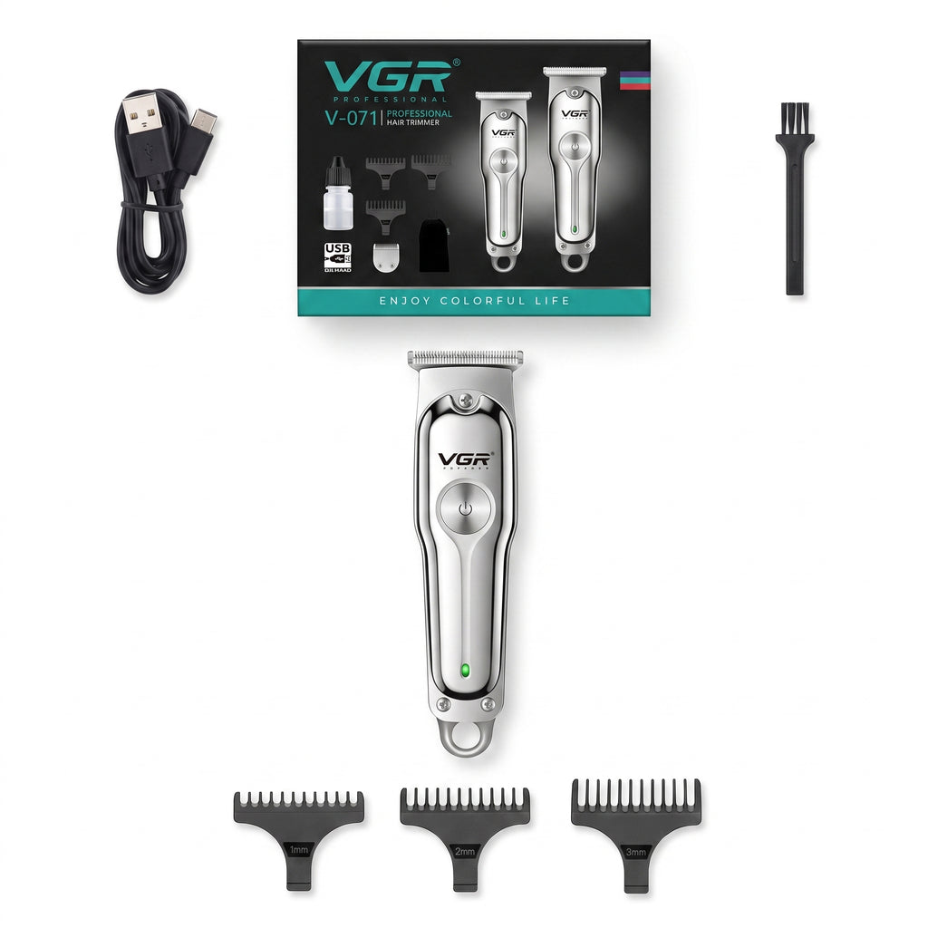 VGR V-071 Metal Body Trimmer – Sharp, Stylish & Ultra-Smooth Performance