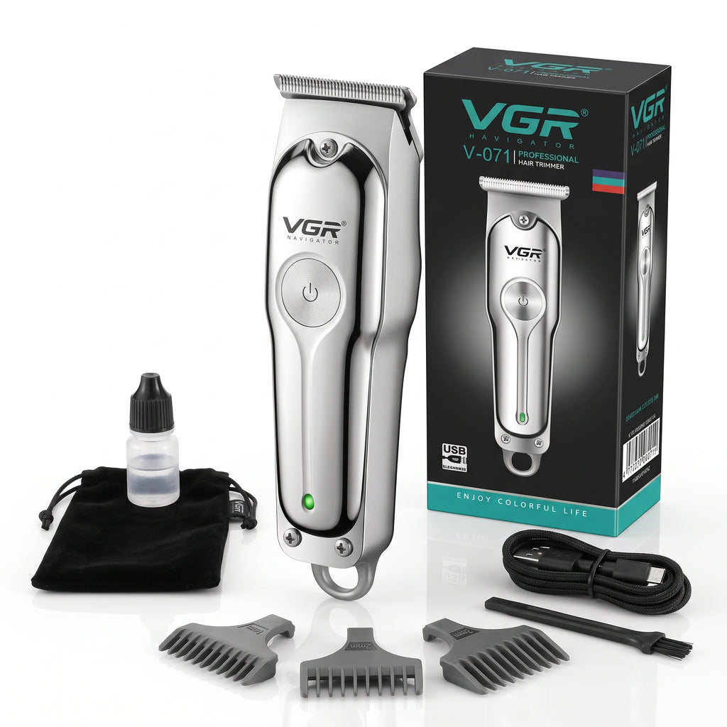 VGR V-071 Metal Body Trimmer – Sharp, Stylish & Ultra-Smooth Performance
