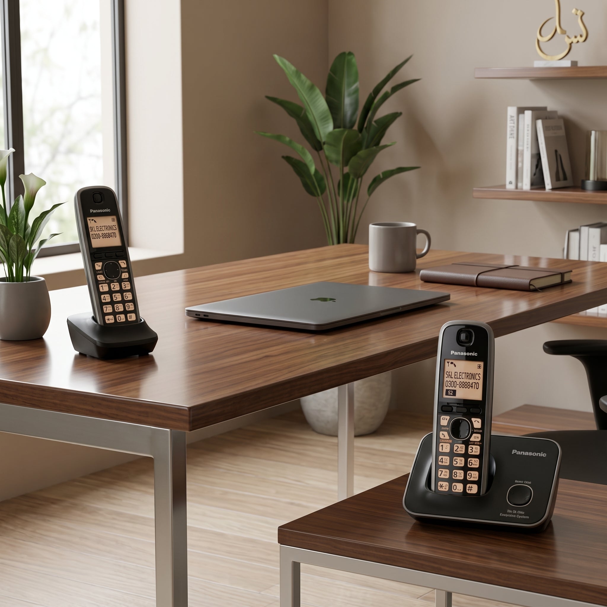Panasonic KX-TG3712BX 2.4GHz Digital Cordless Landline Phone (Twin Handset)