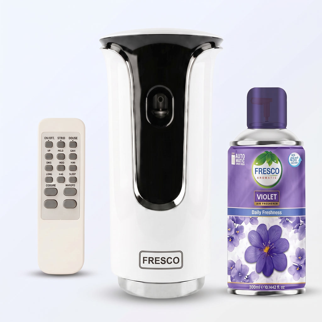 Fresco Premium  LED Remote Control Automatic Air Freshener Dispenser with Free Air Freshener