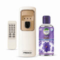 Fresco Automatic Air Freshener Dispenser + Violet Refill (300ml) with Remote