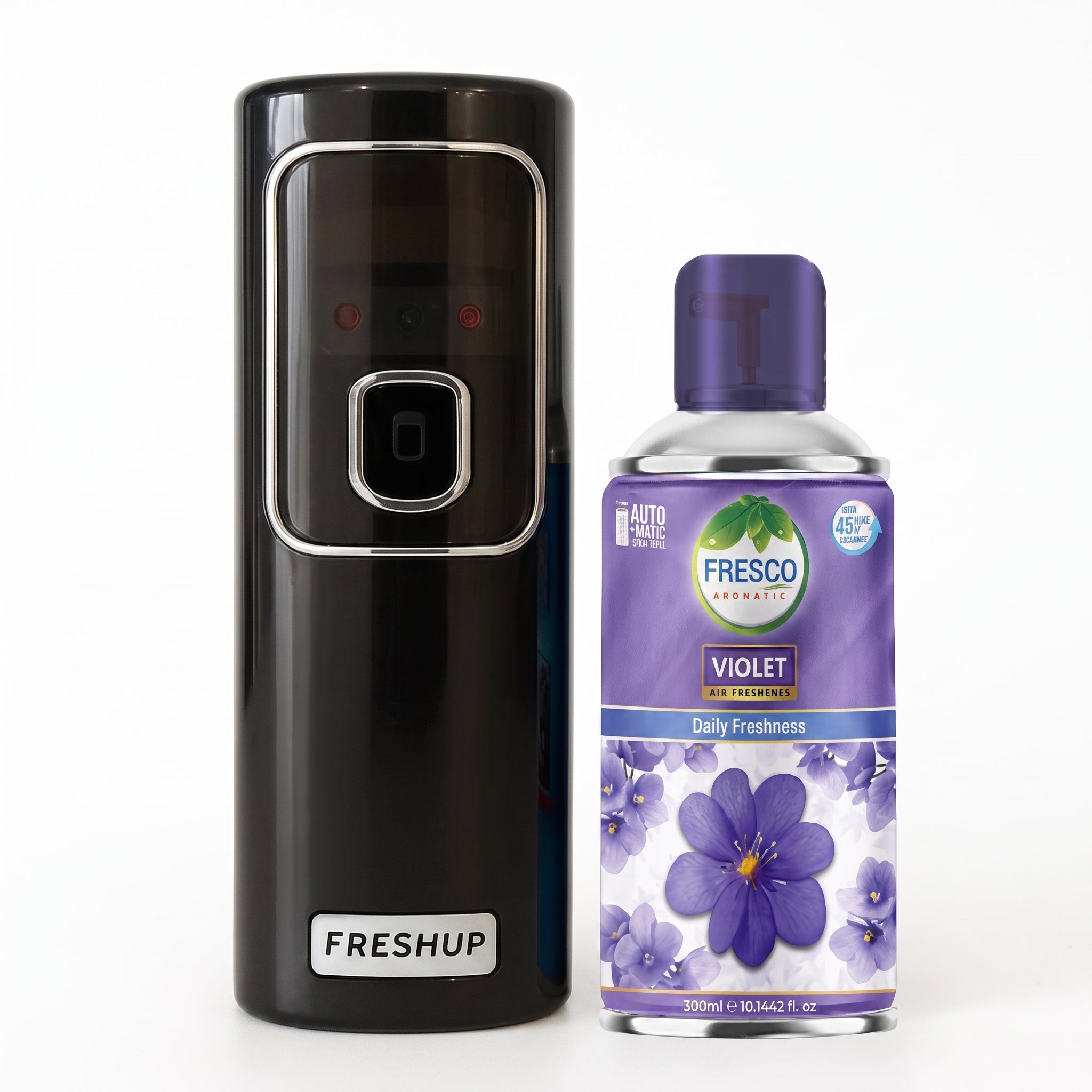 FreshUp Automatic Air Freshener Dispenser Machine + Fragrance Refill (300ml)