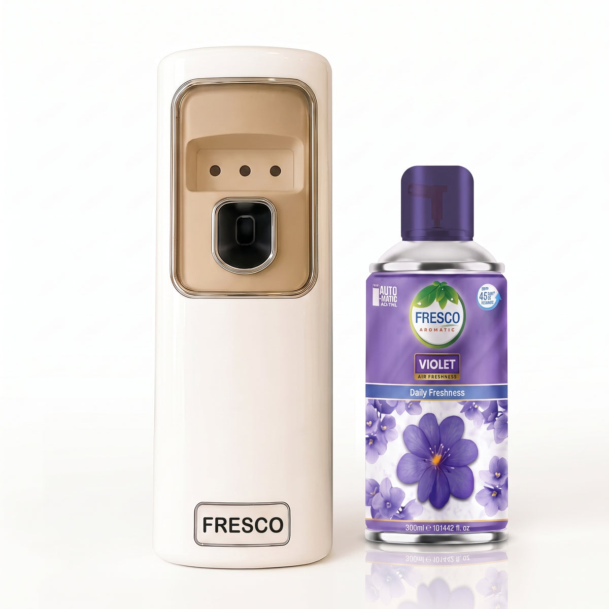 Fresco Automatic Air Freshener Dispenser Machine + Fragrance Refill (300ml)