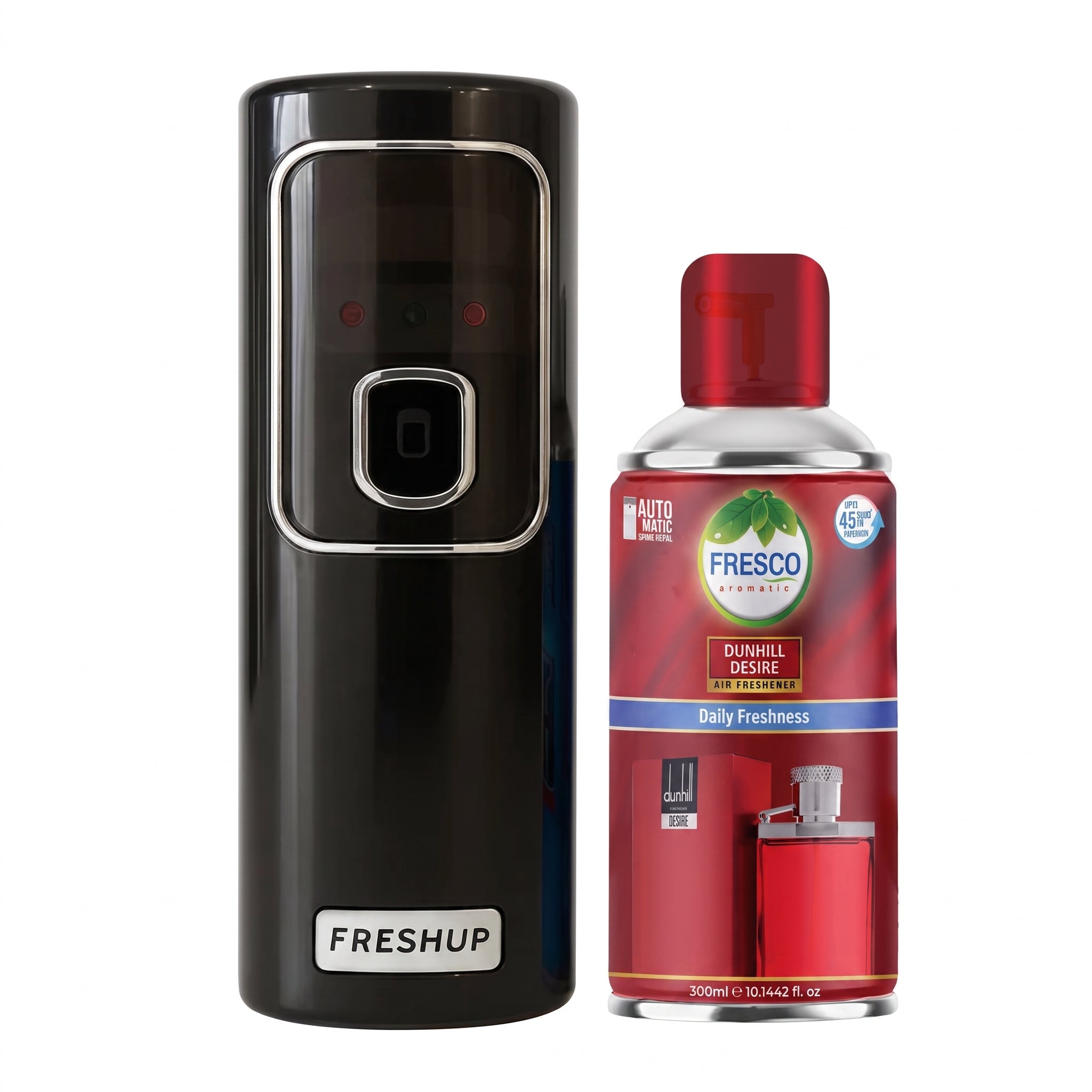FreshUp Automatic Air Freshener Dispenser Machine + Fragrance Refill (300ml)