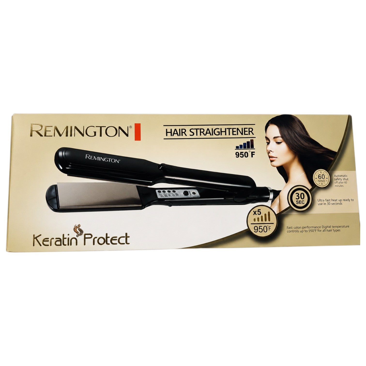 Remington Keratin Protect Hair Straightener RM-1092 - Get Salon-Like Silky Smooth Hair At Home (950°F Max Heat)