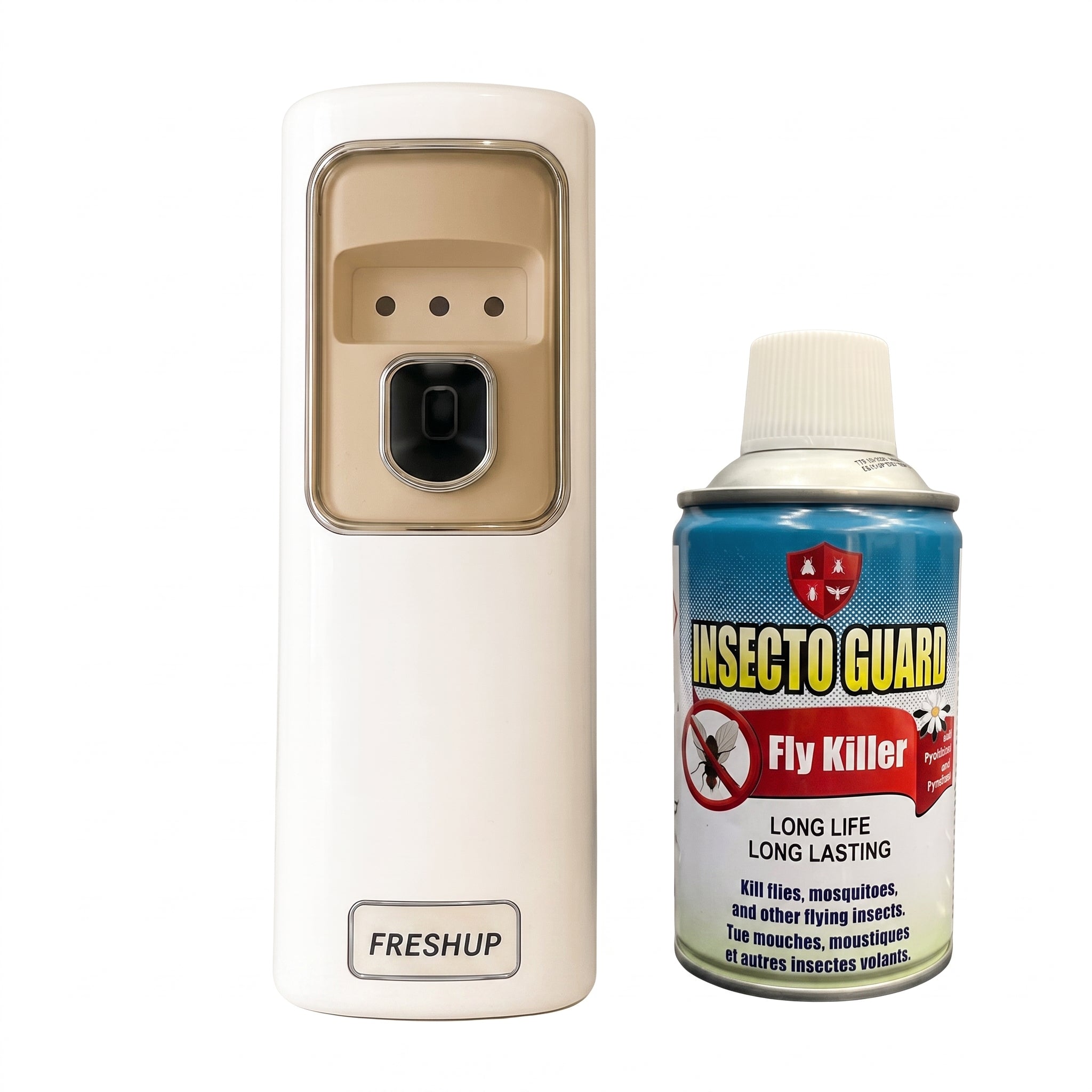 FreshUp Automatic Air Freshener Dispenser Machine + Fragrance Refill (300ml)