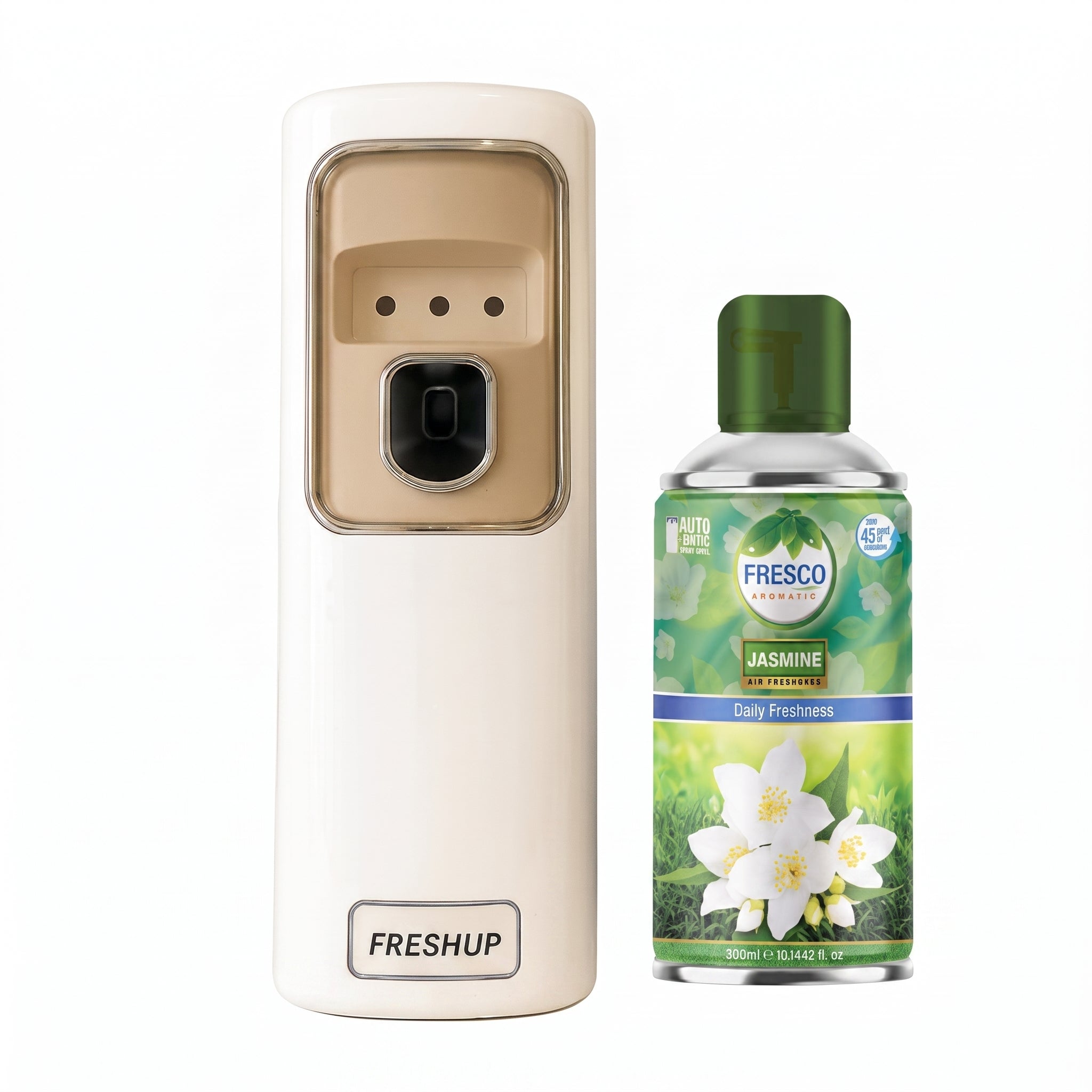 FreshUp Automatic Air Freshener Dispenser Machine + Fragrance Refill (300ml)