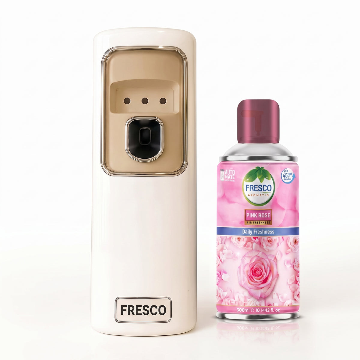 Fresco Automatic Air Freshener Dispenser Machine + Fragrance Refill (300ml)